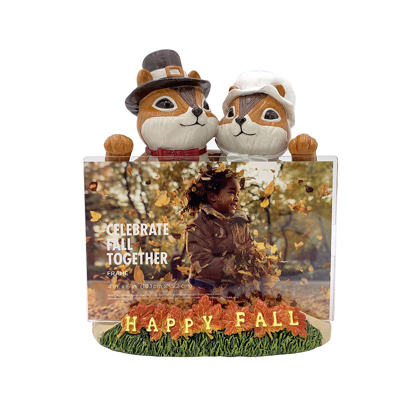 Celebrate Fall Together Chipmunk 4 x 6 Frame Table Decor, Multicolor