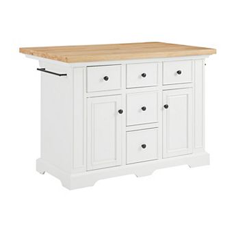 Crosley Julia Wood-Top Kitchen Island