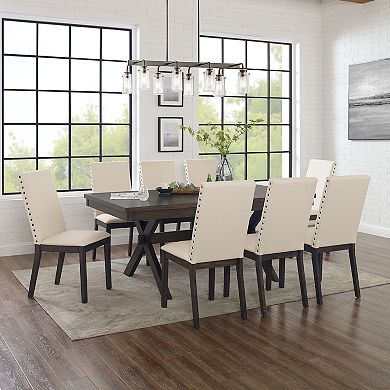 Crosley Hayden 9-piece Dining Set