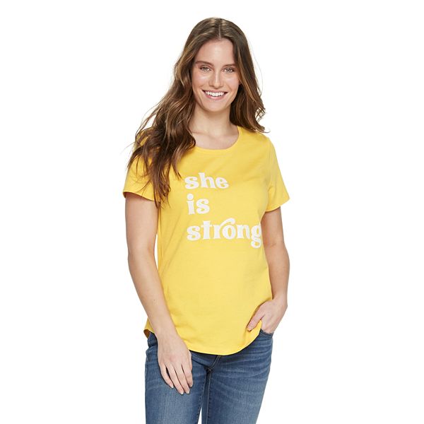 Womens Sonoma Goods For Life® She Is Strong Tee 