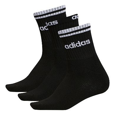 Women's adidas Sport Stripe 3-Pack High Quarter Socks