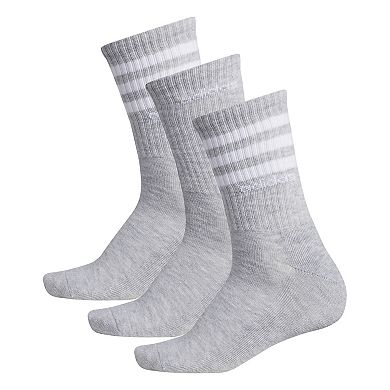 Women's adidas 3-Stripe 3-Pack Crew Socks