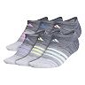 Women's adidas Superlite Extended Size No-Show Socks 6-Pack