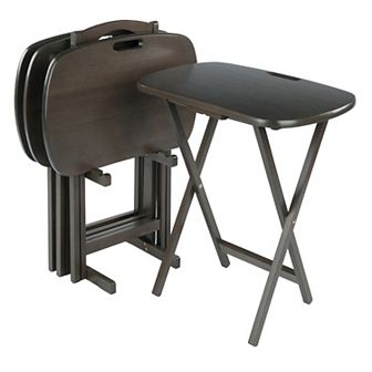 Winsome Lucca Snack Tray Table 5 pc Set