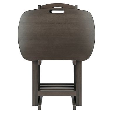 Winsome Lucca Snack Tray Table 5-piece Set