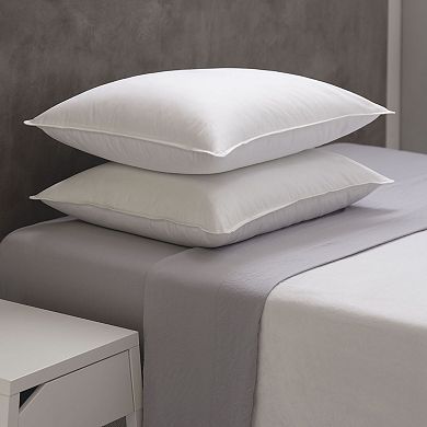 Weatherproof White Down Cotton Bed Pillow