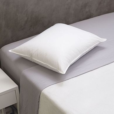 Weatherproof White Down Cotton Bed Pillow