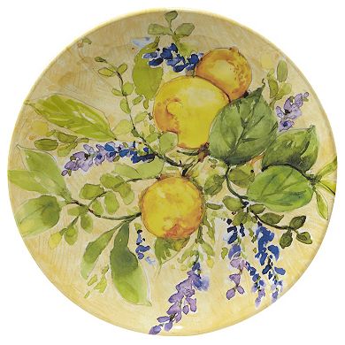 Certified International Lemon Zest 2-pc. Melamine Platter Set