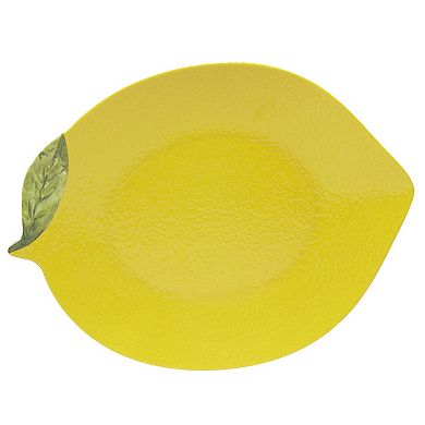 Certified International Lemon Zest 3D Melamine Serving Set