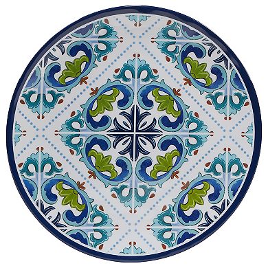 Certified International Mosaic 6-pc. Melamine Dinner Plate Set
