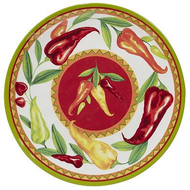 Certified International Red Hot 12-pc. Melamine Dinnerware Set