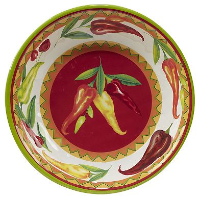 Certified International Red Hot 5-pc. Melamine Salad/Serving Set