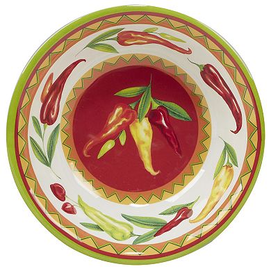 Certified International Red Hot 5-pc. Melamine Salad/Serving Set