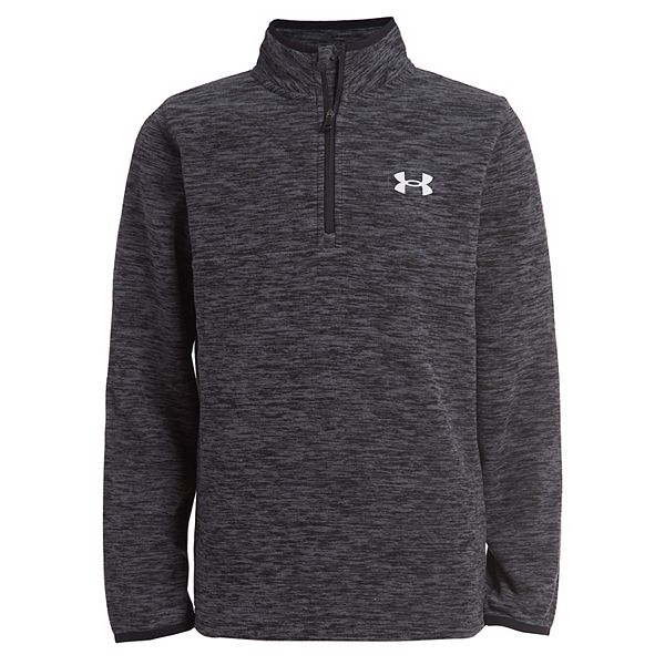 Boys 4-7 Under Armour Heathered Logo 1/2 Zip Pullover