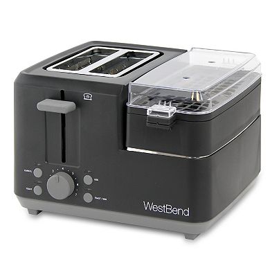 West Bend 2-Slice Breakfast Station Toaster & Egg Cooker