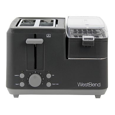 West Bend 2-Slice Breakfast Station Toaster & Egg Cooker