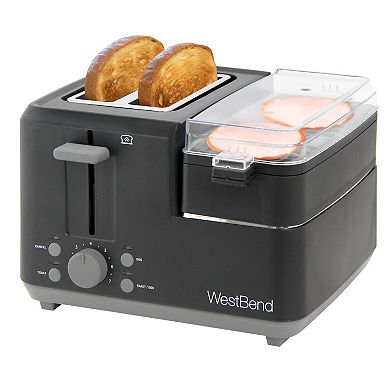 West Bend 2-Slice Breakfast Station Toaster & Egg Cooker