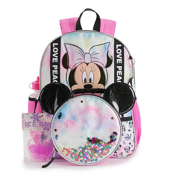 Accessory Innovations 5 Piece Kids Licensed Backpack Set Minnie