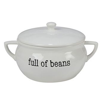 Certified International Just Words Bean Pot