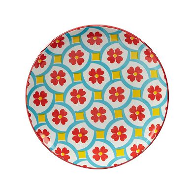 Certified International Damask Floral 6-pc. Canape Plate Set