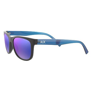 Men's Armani Exchange AX4103S Pillow Mirrored Sunglasses