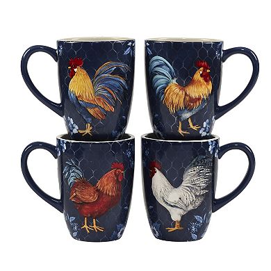 Certified International Indigo Rooster 16-pc. Dinnerware Set