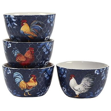 Certified International Indigo Rooster 16-pc. Dinnerware Set