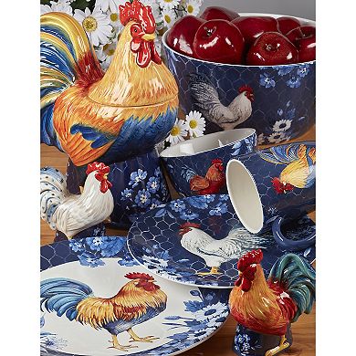 Certified International Indigo Rooster 16-pc. Dinnerware Set