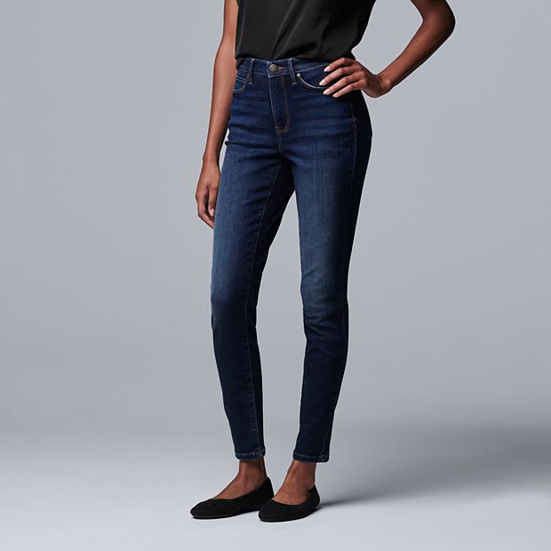 Women's Simply Vera Vera Wang Stretch High-Waisted Skinny Jeans