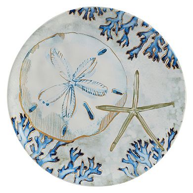 Certified International Playa Shells 4-pc. Salad Plate Set