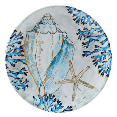 Certified International Playa Shells 4-pc. Salad Plate Set