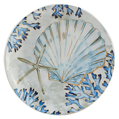 Certified International Playa Shells 4-pc. Salad Plate Set