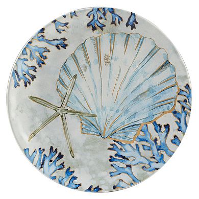 Certified International Playa Shells 4-pc. Salad Plate Set