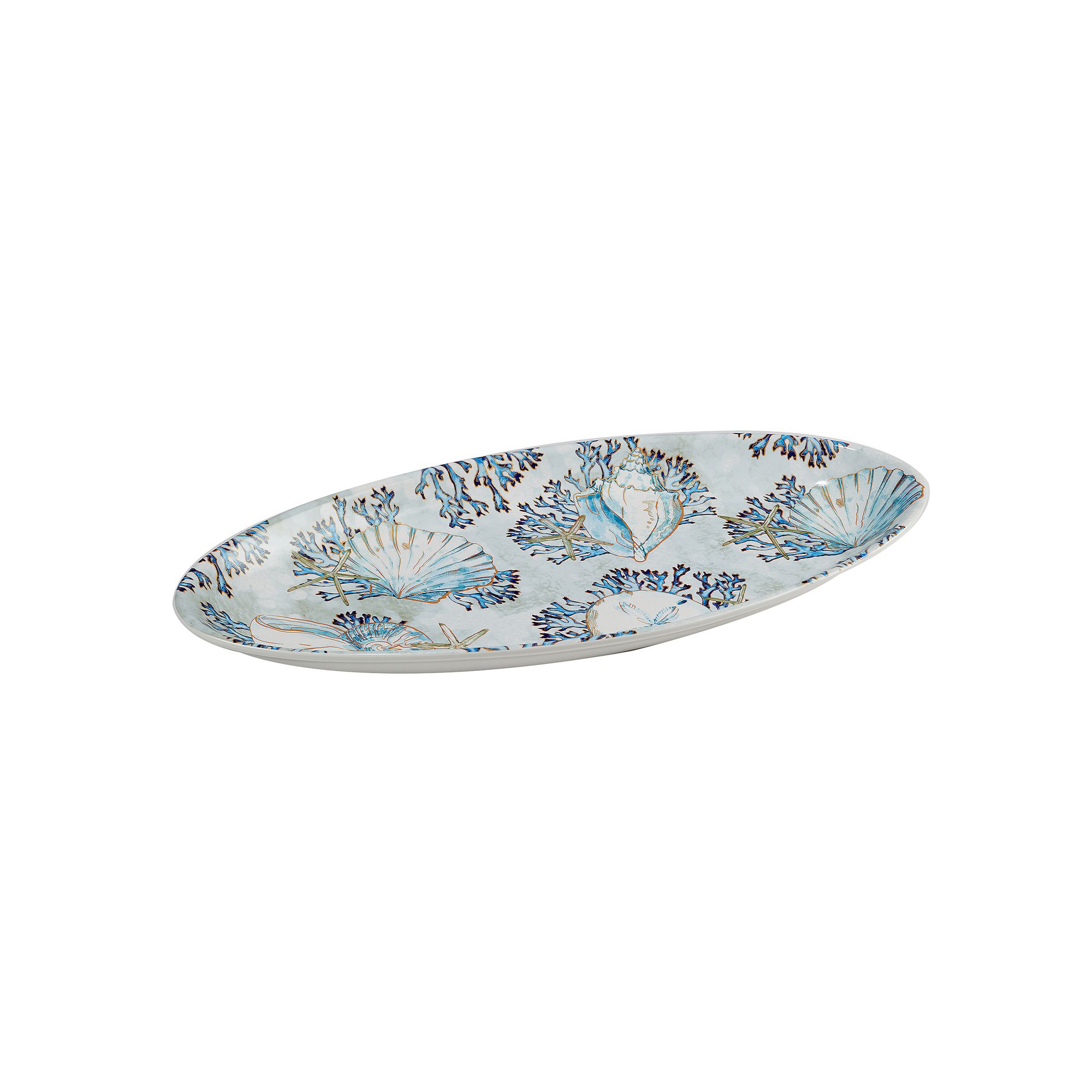 Certified International Playa Shells Fish Platter, Multi