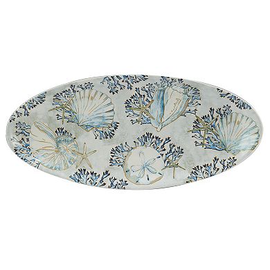 Certified International Playa Shells Fish Platter