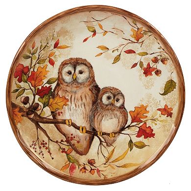 Certified International Pine Forest 4-pc. Dessert Plate Set