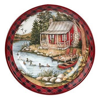 Certified International Lake Retreat Serving Bowl