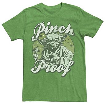 Men's Star Wars Yoda Pinch Proof St. Patrick's Tee