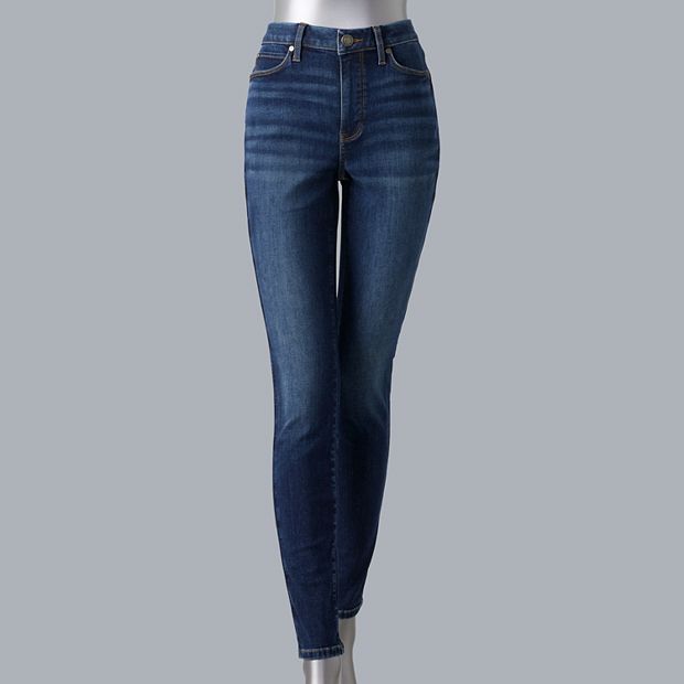 Women's Simply Vera Vera Wang Stretch High-Waisted Skinny Jeans