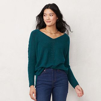 Women's LC Lauren Conrad Long Sleeve Pointelle Tunic