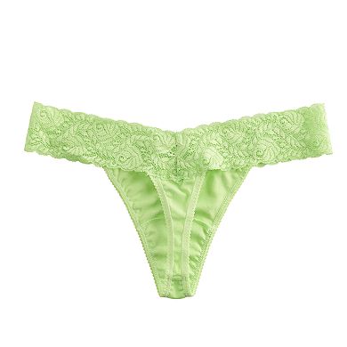 Women's Lunaire 9-Pack Lace Thong Panty Set