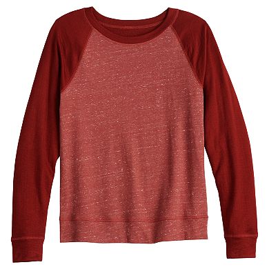 Women's Sonoma Goods For Life® Reversible Double Knit Long Sleeve Top