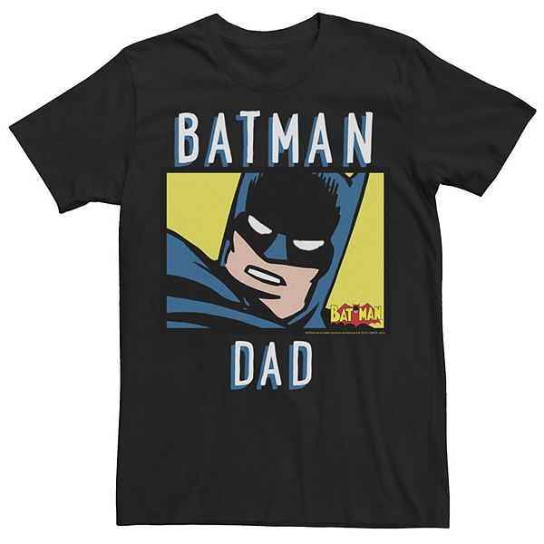 Men's Batman Vintage Batman Dad Poster Tee