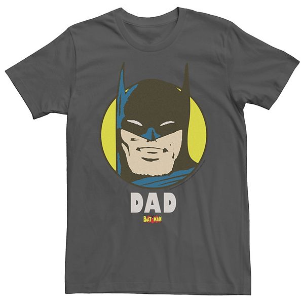 Men's Batman Dad Retro Circle Portrait Tee