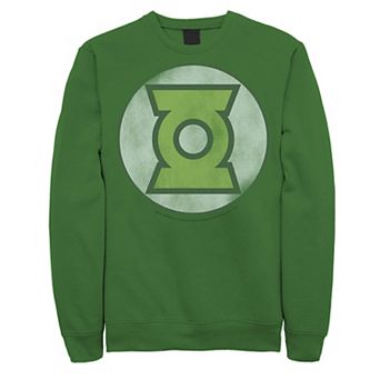 Men's DC Comics Lantern Ring Distressed Logo Sweatshirt