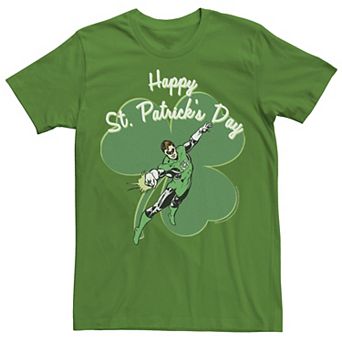Men's DC Comics St. Patrick's Day Green Lantern Shamrock Tee