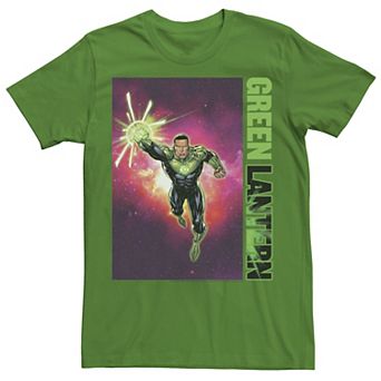 Men's DC Comics Green Lantern John Stewart Poster Tee