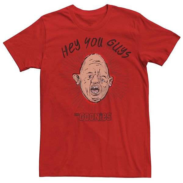 Men S The Goonies Sloth Hey You Guys Portrait Tee