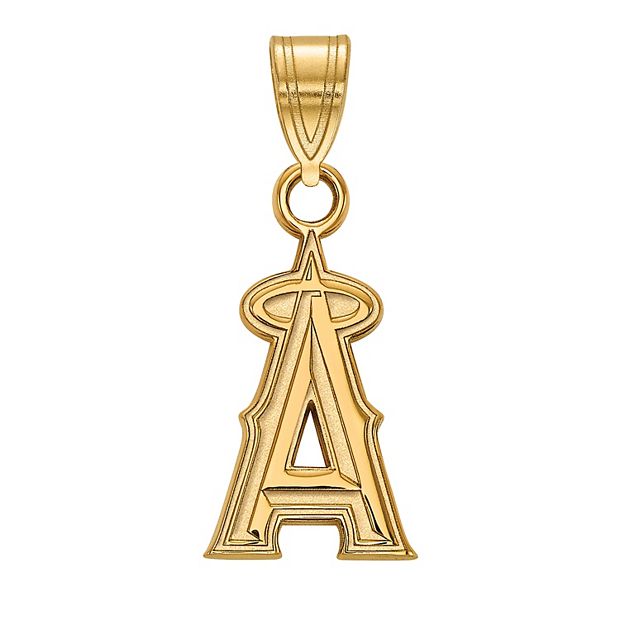 Los Angeles Angels Pendant, 14K White - The GLD Shop