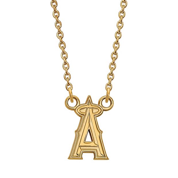 Los Angeles Angels Pendant, 14K White - The GLD Shop